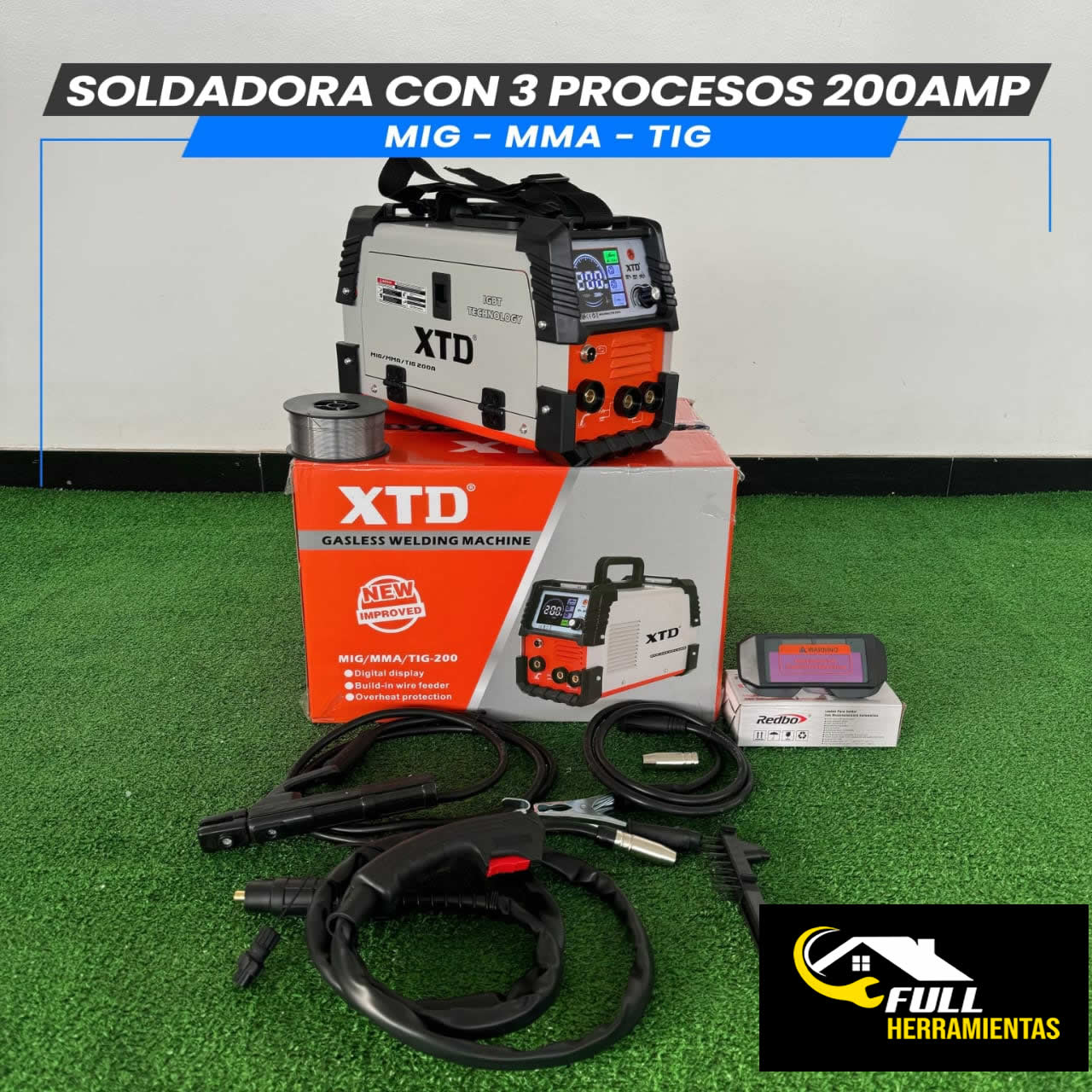 SOLDADORA MULTI PROCESO 200 AMP XTD