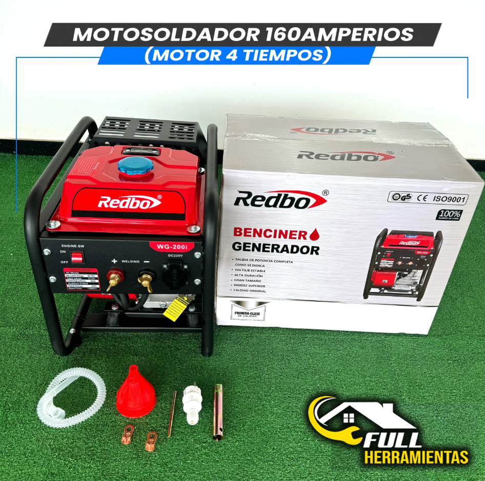 Motosoldador 2 en 1 (160Amperios) 4 Tiempos