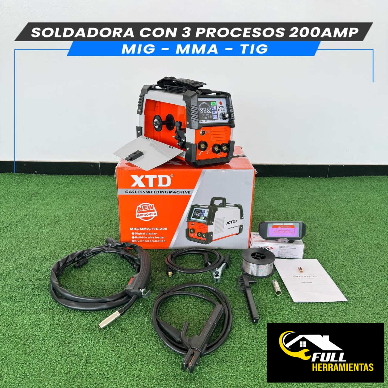 SOLDADORA MULTI PROCESO 200 AMP XTD