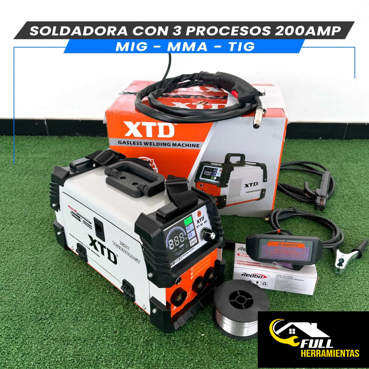 SOLDADORA MULTI PROCESO 200 AMP XTD