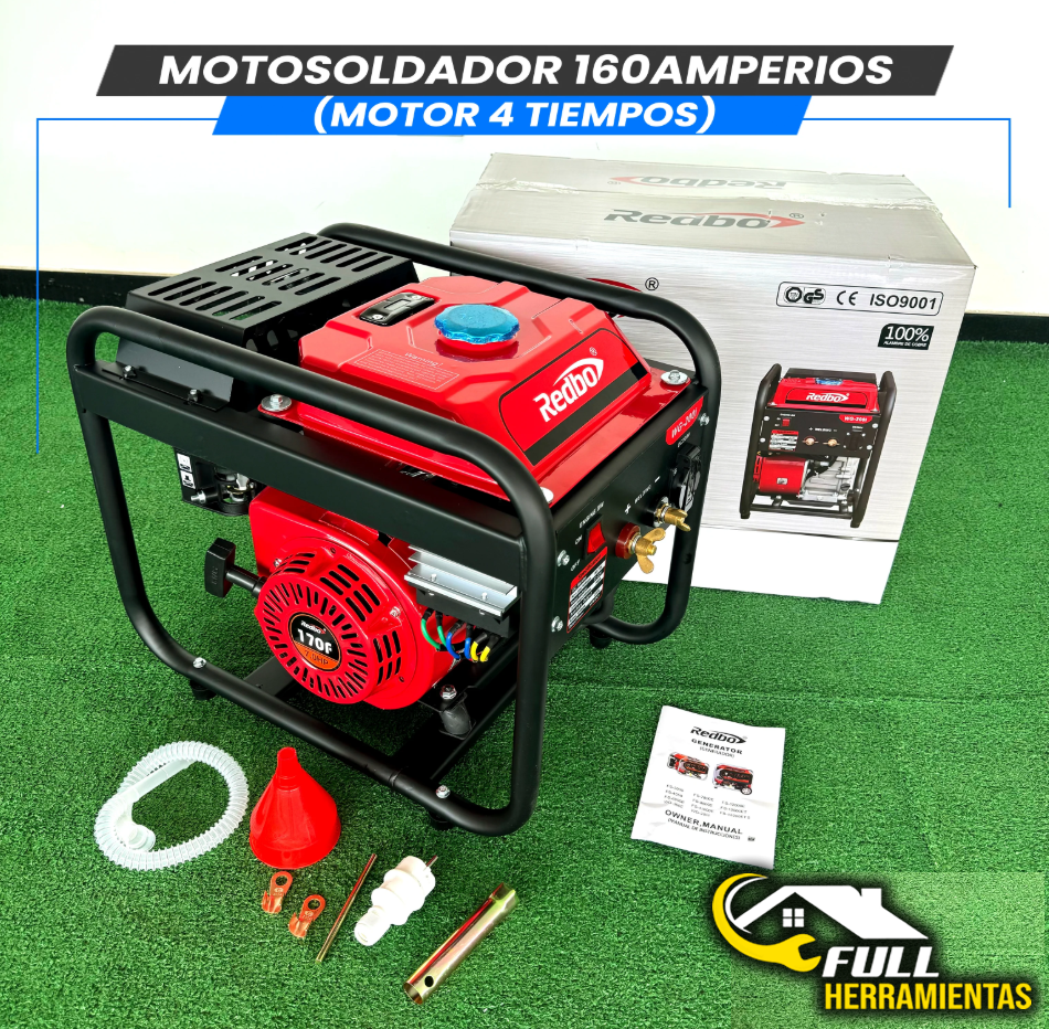 Motosoldador 2 en 1 (160Amperios) 4 Tiempos