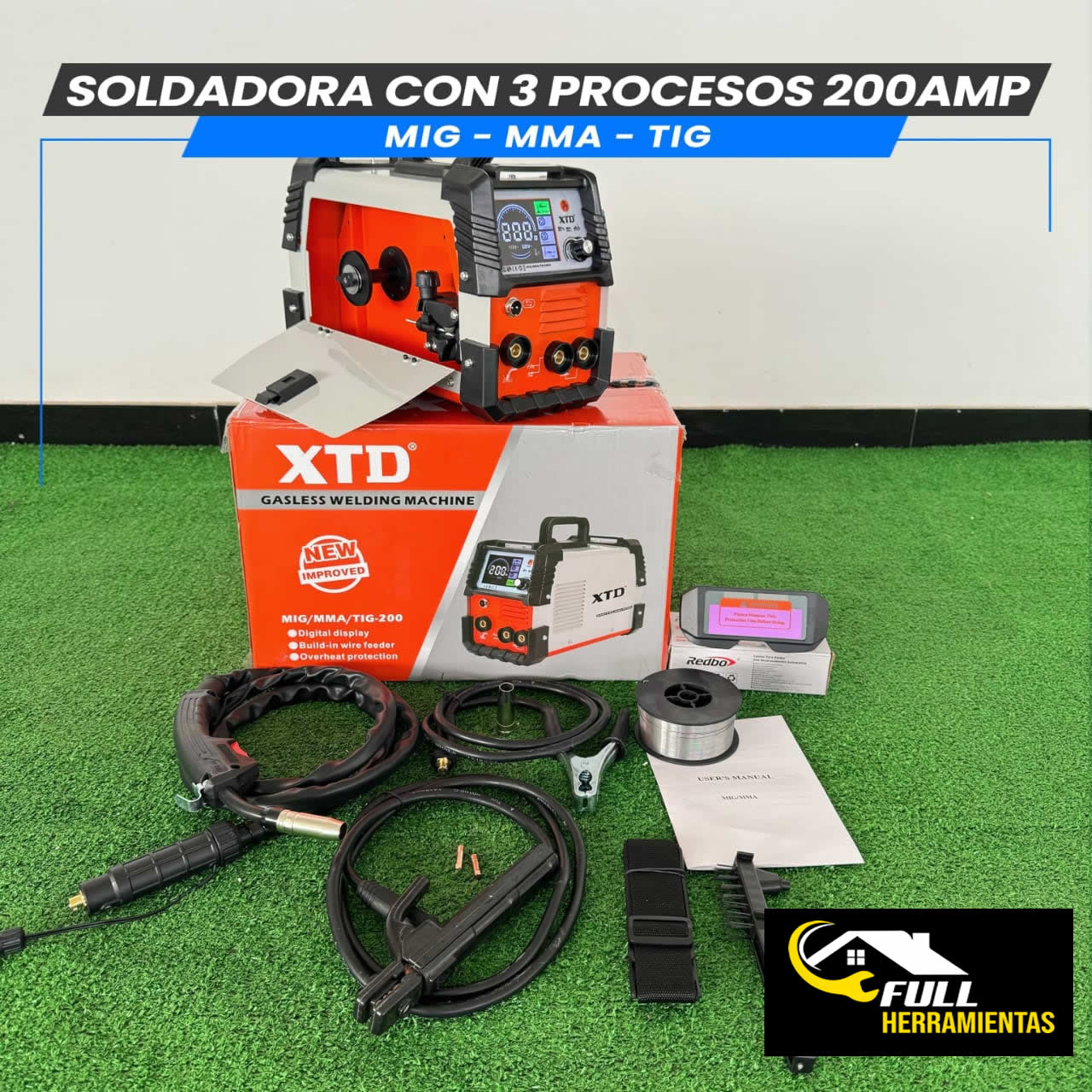 SOLDADORA MULTI PROCESO 200 AMP XTD