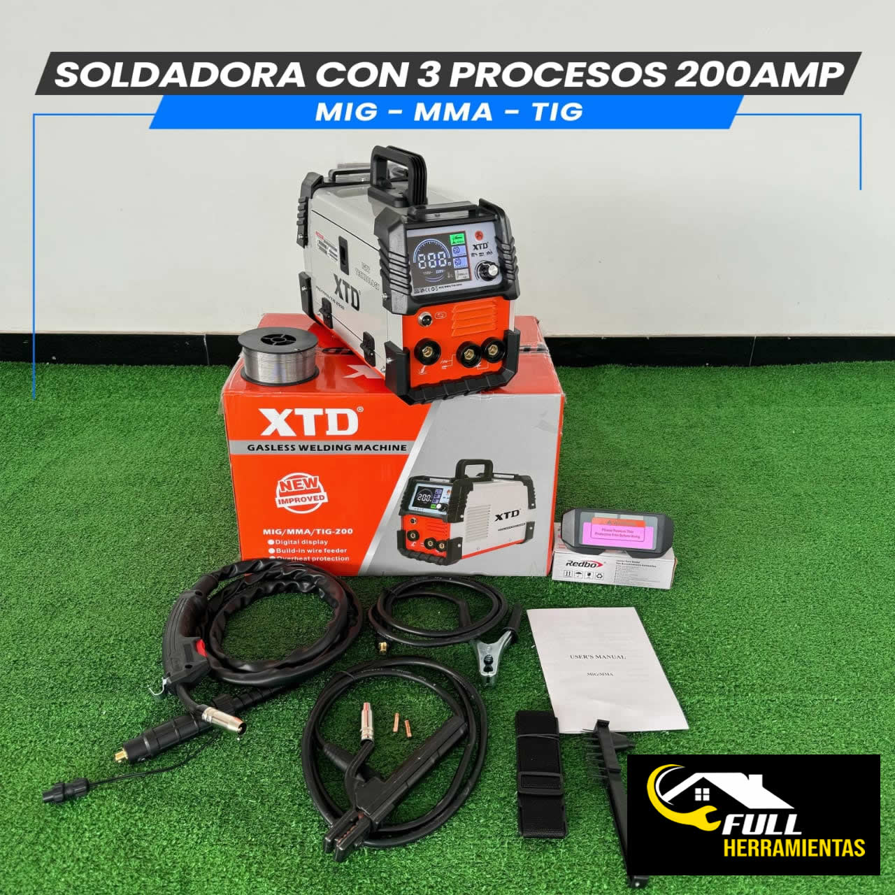 SOLDADORA MULTI PROCESO 200 AMP XTD