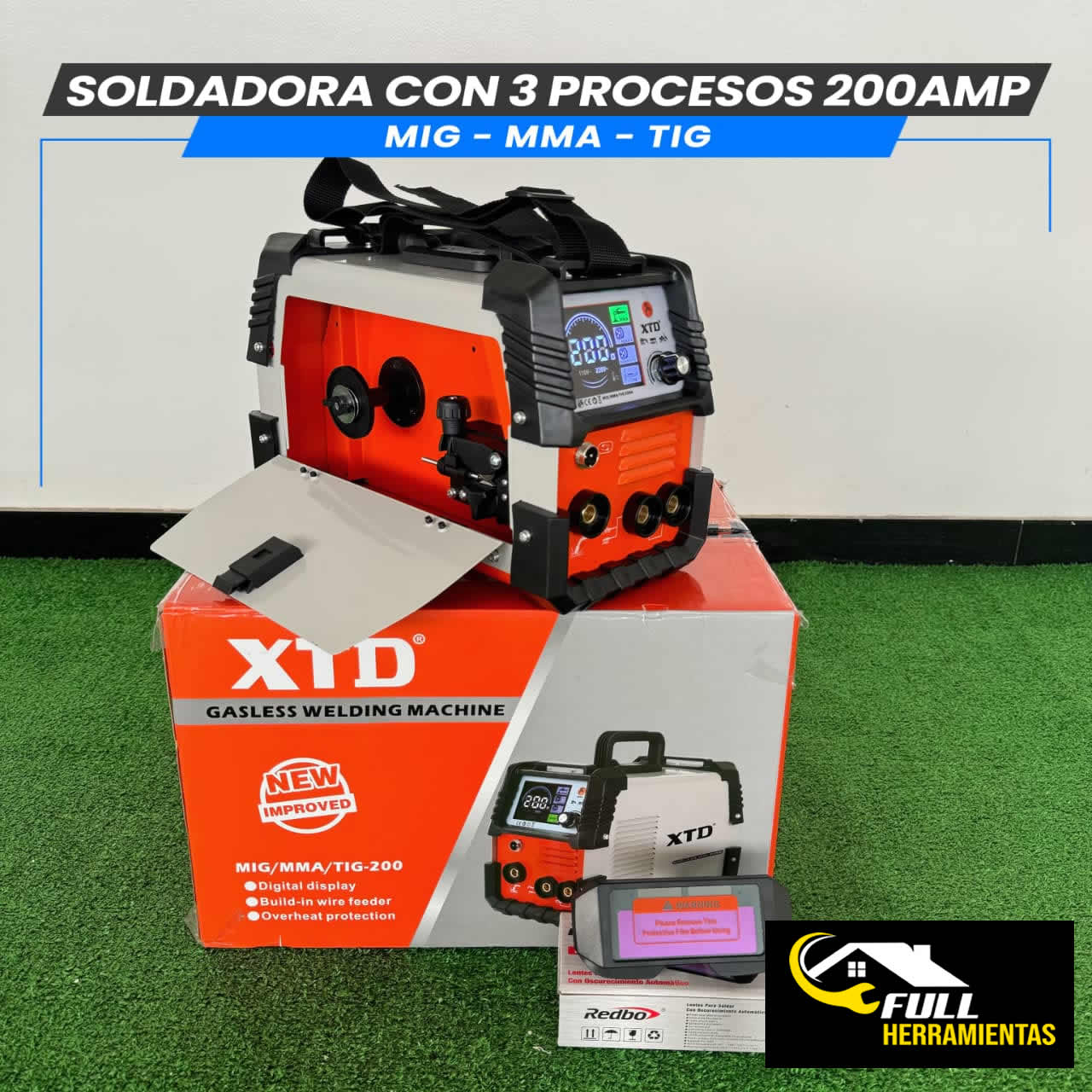 SOLDADORA MULTI PROCESO 200 AMP XTD