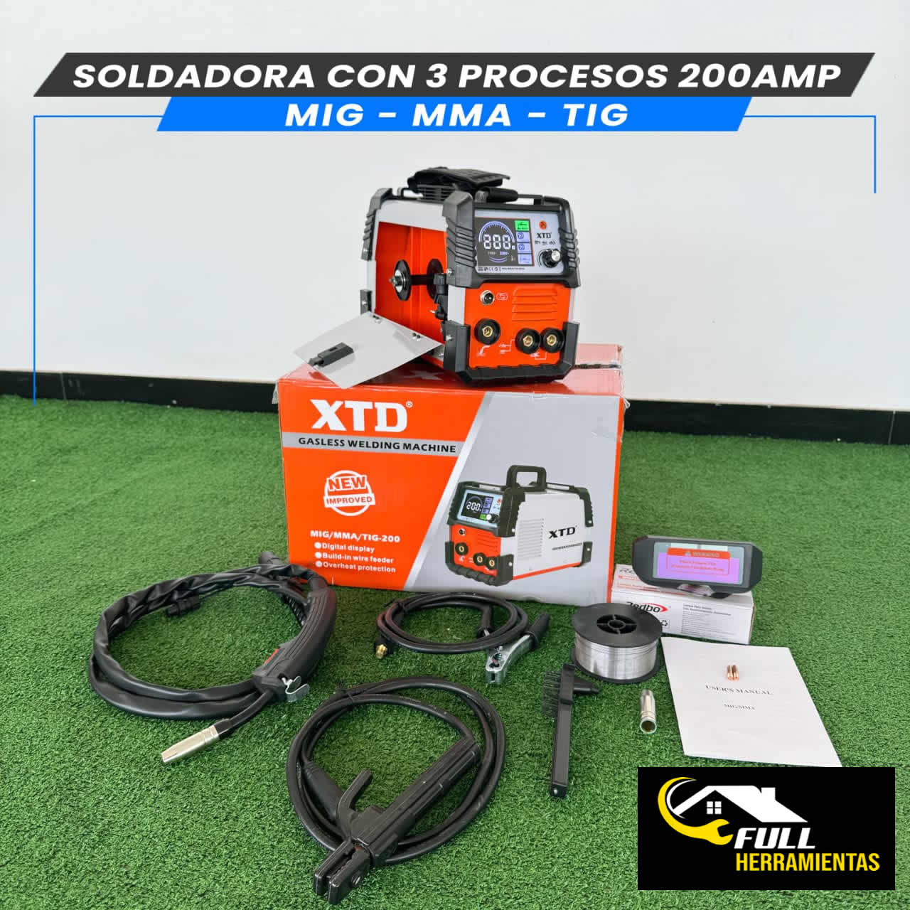 SOLDADORA MULTI PROCESO 200 AMP XTD
